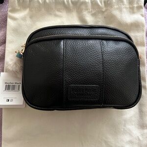 BNWT Black Pom Pom London Mayfair Bag